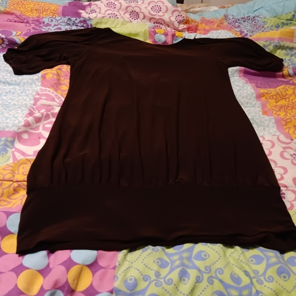 🎠 Carina mini dress women's brown L - Picture 1 of 8